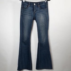 American Eagle Flared Boho Artist Jeans